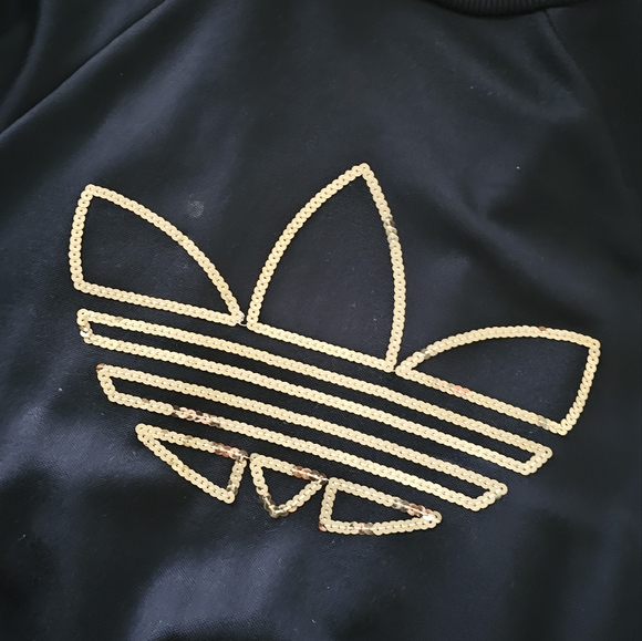 Vintage Adidas Black and Gold Track Jacket - Picture 4 of 5